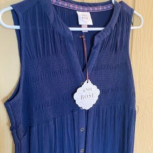Knox Rose Women's Navy Sleeveless Dress
